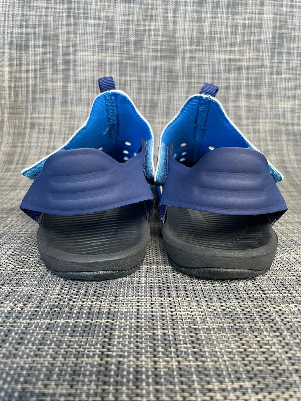 Nike Kids Sunray Protect 2 Royal Blue-Navy Sport Sandals Unisex Youth Size 3.5